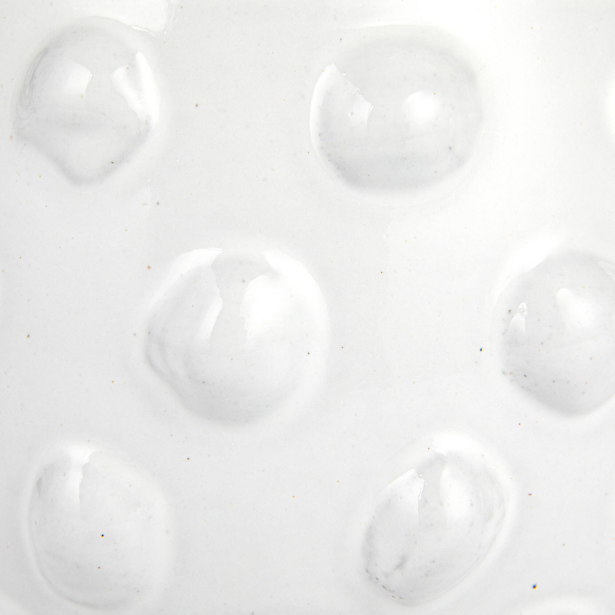 Hello Honey® 5.5" White Bubbled Design Terra Cotta Planter